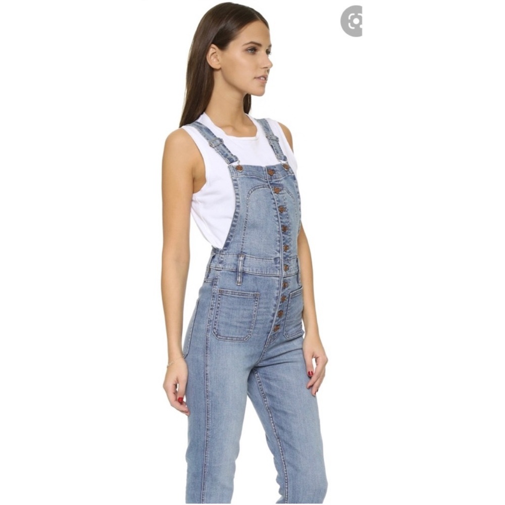 Madewell Button Front Overalls - Picture 7 of 10
